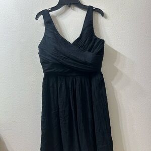 J.Crew Womens Black Dress Silk Size 12 Wedding Formal Party Dress